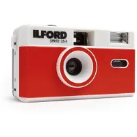Ilford Appareil photo Sprite 35-II rouge et argent