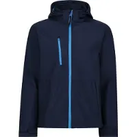 Regatta - Veste softshell à capuche « Venturer » pour homme FK2621 (3XL) (bleu marine/gris-bleu)
