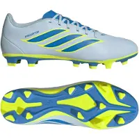 Adidas Chaussures Predator Club Firm Ground Multi Ground Soccer Cleats "Crystal Sky / Ray Blue / Team Solar Yellow 2" pour Unisex