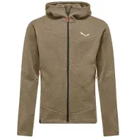 Salewa Puez Rocca Polarlite Hoodie Fleece Beige M Homme