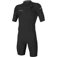 O'Neill Hammer 2 Mm Spring Short Sleeve Front Zip Shorty Noir XL Homme