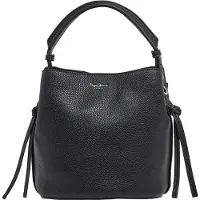 Pepe Jeans pour femme. PL0300110 Sac Tyler Script noir (OSFA), Casuel, Polyuréthane