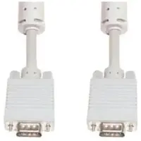 E+p HD15/HD15 3.0m 3m VGA (D-Sub) VGA (D-Sub) Blanc Câble VGA (3 m), Câble vidéo, Blanc