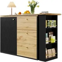 MODFU Lit Simple 90x200 cm Canapé-Lit avec Éclairage LED Multicolore, Gain de Place et Structure Bois Massif - Beige - Sans Matelas