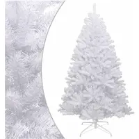vidaXL Sapin de Noël artificiel à charnières avec neige floquée 180 cm