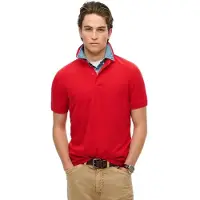 Superdry City Pique Short Sleeve Polo Rouge L Homme