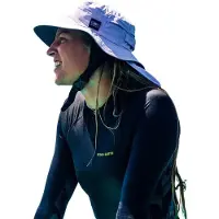 Ocean & Earth Mens Indo Surf Bucket Hat Bleu M