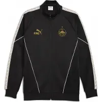 Puma Hommes, Vestes de survêtement, Veste RBS KING Anthem (M), Noir, Beige, M