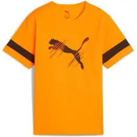 Puma Attacanto Logo Short Sleeve T-shirt Orange 15-16 Years Garçon