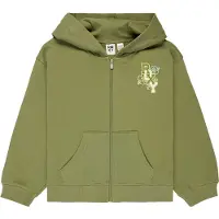 Roxy Midnight Hike Bruhsed Rg Full Zip Sweatshirt Vert 16 Years Fille