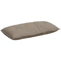 vidaXL Dossier Coussin Taupe 100 x 50 cm Tissu microfibre