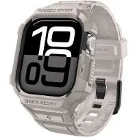 Spigen - Rugged Armor Pro V2 - Apple Watch 10 46mm / Watch 11 46mm - Dune Beige, Montre connectée : accessoires, Beige