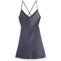 Scotch & Soda Cowl Sleeveless Short Dress Violet 36 Femme