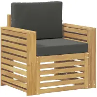 vidaXL Ensemble de canapés d'extérieur en polyester blanc