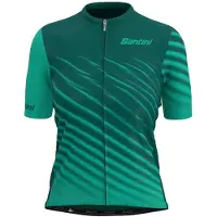 Santini Astro Short Sleeve Jersey Vert XL Femme