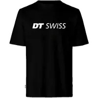 Dt Swiss Classic Logo Short Sleeve T-shirt Noir XL