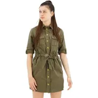 Pepe Jeans Gloria Short Sleeve Dress Vert XS Femme