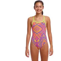 Funkita Single Strap Swimsuit Rose 8 Years Fille