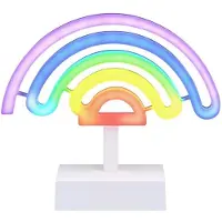 Paladone Lampe LED Néon Arc-en-ciel sur Pied