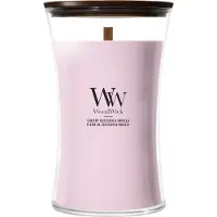 Woodwick Cherry Blossom & Vanilla bougie parfumée avec mèche en bois 610 g