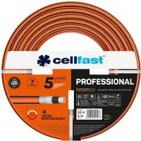 Cellfast Tuyau d'arrosage Professional, diamètre 3/4 de pouce, longueur 50 m, 5 couches