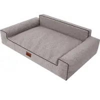 TexCorp Lit pour chien "Glamour" - XXL 116×78 cm - confortable | Lit pour chien, coussin pour chien, lit pour animal, panier pour chien | Doggy