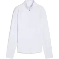 Puma Femmes, Veste de running, W Pure 2.0 1/4 zip (S), Blanc, S