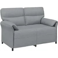 vidaXL Canapé 100 % polyester, structure en métal, MDF, contreplaqué