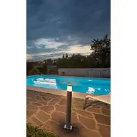 SLV lampadaire Trust 60 de haute qualité en acier inoxydable 316 LED 3000K