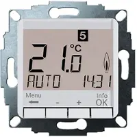 Eberle Régulateur d'ambiance encastré, Thermostat, Blanc