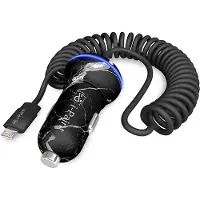 I-Paint - Chargeur de voiture compact 2,4A Lightning (marbre)