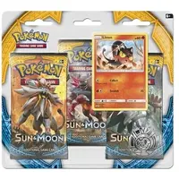 The Pokemon Company Pokemon Sun & Moon: Litten 3-Pack Blister