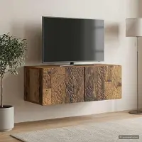 Prolenta Maison Exclusive - Meuble TV mural 98 x 41 x 30 cm en bois de récupération et panneaux dérivés du bois