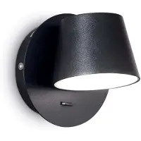 Ideal Lux Applique murale Gim Ap1 Noir