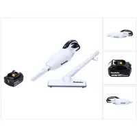 Makita DCL 181 FF1 W Aspirateur sans fil 18 V blanc + 1x Batterie 3,0 Ah - sans chargeur