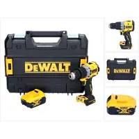 DeWalt DCD 805 NT Perceuse-visseuse à percussion sans fil 18 V 90 Nm Brushless + 1x batterie 5,0 Ah + TSTAK - sans chargeur
