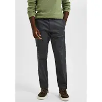 Selected Pantalon chino 'SLHMiles Flex' gris foncé