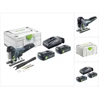 Festool CARVEX PSC 420-Basic scie sauteuse alternative sans fil 18 V 120 mm Brushless + 2x batterie 3,0 Ah + chargeur + systainer