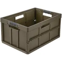 Keeeper Coffre pliable Benno fermé avec poignées souples 45,0 L 53,5 x 37,5 x 27,5 cm olive