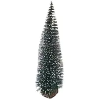 BURI LED Deko Sapin de Noël enneigé 50cm Arbre de Noël Décoration de table