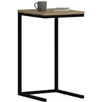 Dmora Tembin - Table Basse, 35x40x65h cm Noyer Marron, Porte-revues
