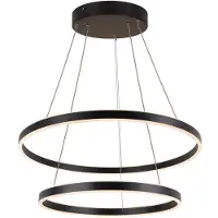 SLV One LED Lampe suspendue Double Dali Up&Down noir