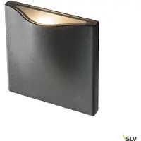 SLV Vilua S LED Applique murale anthracite IP54 blanc chaud 12x12 cm