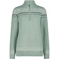 CMP Pull à demi-zip femme Wooltech