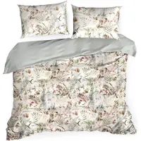 Eurofirany Literie satin SPRING 47 220X200+ 2x taies d'oreiller 70x80 cm