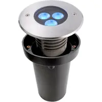 Deko-light 730276 Luminaire encastré de sol Luminaire encastré de sol III RGB , Argent