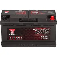Yuasa batterie de voiture SMF YBX3019 12 V 95 Ah T1 disposition des cellules 0 (YBX3019)
