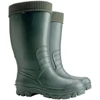 Demar Hommes, Bottes, Bottes en caoutchouc universelles pour homme – Vert – Pointure 45, Vert, (45)
