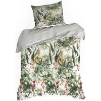 Eurofirany Literie satin SPRING 43 140X200 + taie d'oreiller 70x80 cm