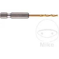 Milwaukee Foret métaux Shockwave HSS-G TiN Red Hex - Ø 2,5 x 62 mm - 2 pièces - - 48894704